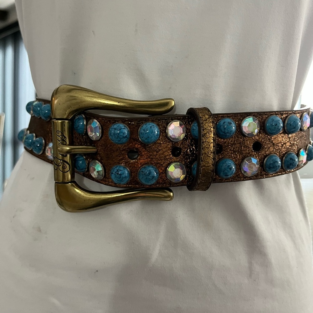 Guess rhinestone belt